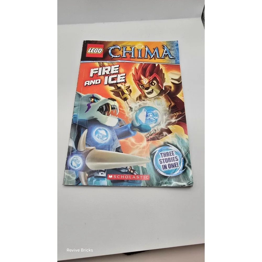 LEGO‎ Legends of Chima: Fire and Ice (Chapter Book #6) - Paperback - VERY GOOD